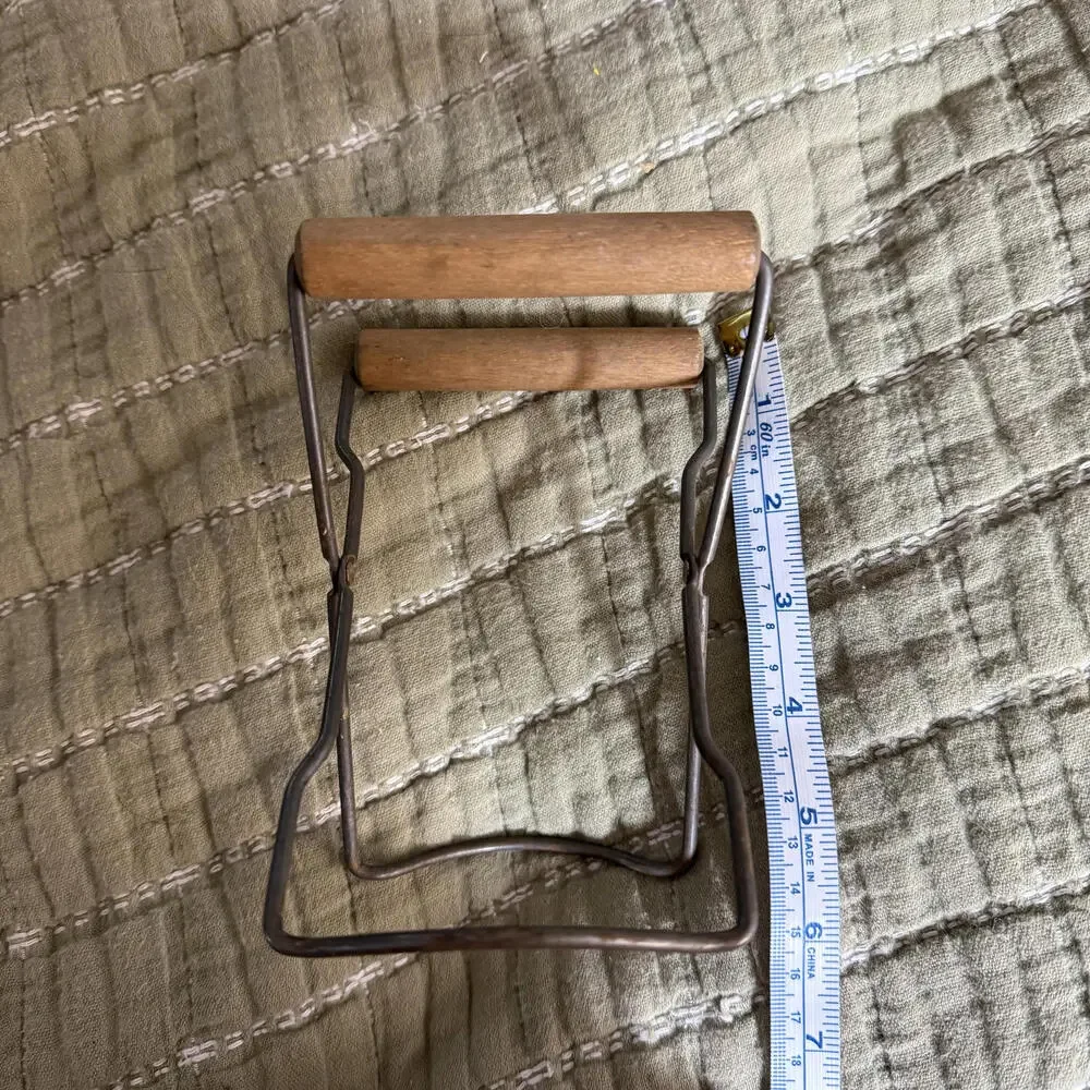 Vintage Canning Jar Lifter Wood Handles Cottagecore Farmhousecore Country Living